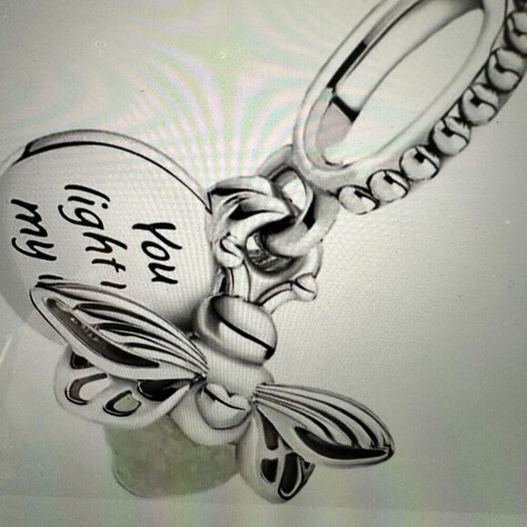 Authentic Pandora, Glow Firefly Dangle Charm #799352C01 - Picture 1 of 2